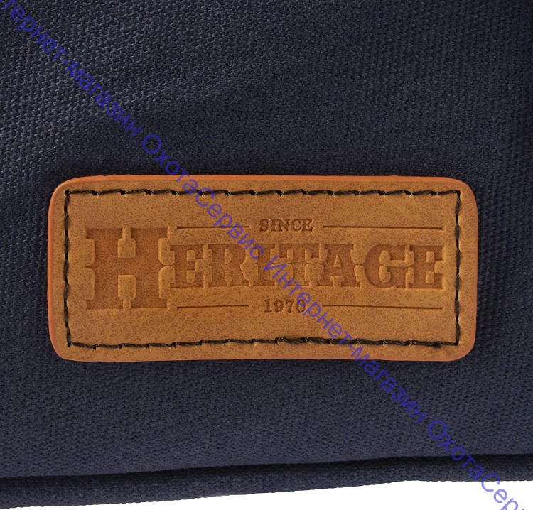 Чехол Allen Leramie Heritage, L=132см, для карабина с оптикой, внешний карман, хлопок + кожа, синий, 540-52