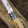 Нож Opinel серии Slim №10, филейный, клинок 10см, нержавеющая сталь, матовая полировка, рукоять - бук,  000517