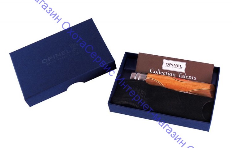 Нож Opinel серии Tradition Luxury №06 Chaperon, клинок 7см, нерж.сталь, зеркальная полировка, африканское дерево, 001400