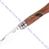 Нож Opinel серии Tradition Luxury №06 Chaperon, клинок 7см, нерж.сталь, зеркальная полировка, африканское дерево, 001400