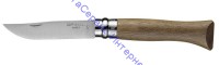 Нож Opinel серии Tradition Luxury №06, клинок 7см, нерж.сталь, рукоять-орех, картон.коробка, 002025