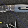 Нож Opinel серии Specialists DIY №09, клинок 8см, нержавеющая сталь, пластик, цвет серый, сменные биты,  001792