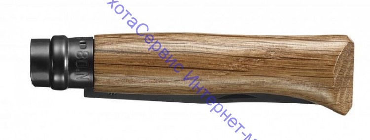 Нож Opinel серии Tradition Luxury №08, клинок 8,5см, нерж.сталь, черное PVD покрытие, дуб, 002172