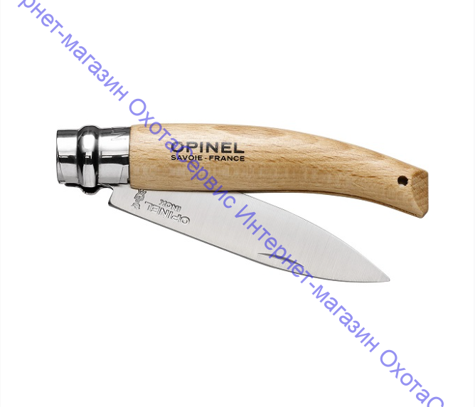 Нож Opinel серии Nature №08, садовый, клинок 8,5см, нерж.сталь, рукоять-бук, блистер, 001216