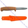 Нож Morakniv Floating Knife SRT Safe, плавающий, серейтор, без острия, нержавеющая сталь, 94мм, сигнальный оранжевый, 13131