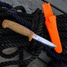 Нож Morakniv Floating Knife SRT Safe, плавающий, серейтор, без острия, нержавеющая сталь, 94мм, сигнальный оранжевый, 13131