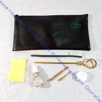 Винтовочный набор для чистки в сумке J.Dewey .22 Caliber Rifle Cleaning Kit. Model, 24-LBK22