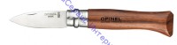 Нож Opinel серии Specialists for Foodies №09 для устриц, клинок 6,5см, нерж. сталь, рукоять-падук, картон.коробка,  001616