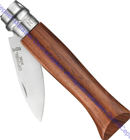 Нож Opinel серии Specialists for Foodies №09 для устриц, клинок 6,5см, нерж. сталь, рукоять-падук, картон.коробка,  001616