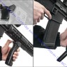 Рукоять-сошки UTG D Grip быстросъемная на Weaver, 14,2-21,3см, алюминий, черный, 360г, MNT-DG02Q