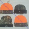 Двухсторонняя, оранжевая, демисезонная, безразмерная шапочка из полиэстра, расцветка Mossy Oak®, 25872522