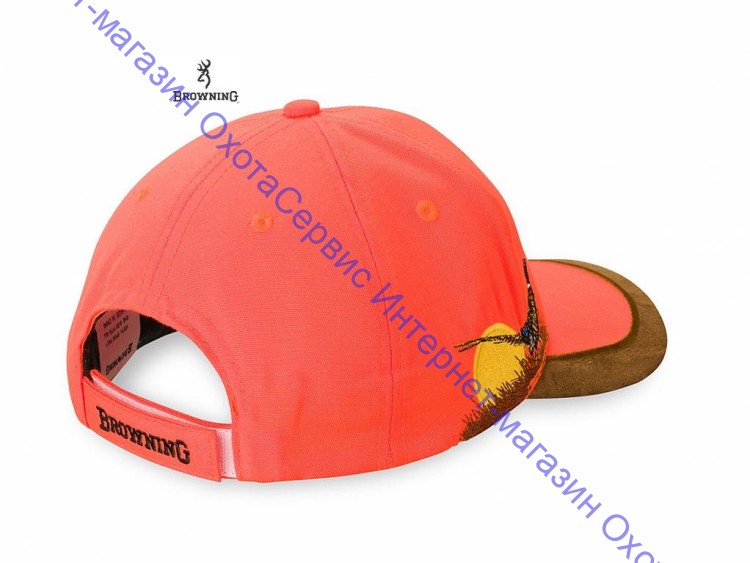 Оранжевая кепка Browning Pheasants Forever Embroidery cap blaze, 308126011