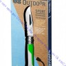 Нож Opinel серии Specialists Outdoor  №08, клинок 8,5см, нерж.сталь, рукоять-пластик, свисток, темляк, белый/зеленый,  002319