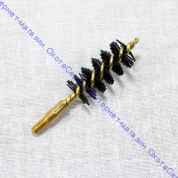 Пистолетный нейлоновый ершик J.Dewey B-38N .38/.357/.9mm Cal. Резьба внешняя, дюймовая 8/32, B-38N