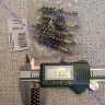Пистолетный нейлоновый ершик J.Dewey B-38N .38/.357/.9mm Cal. Резьба внешняя, дюймовая 8/32, B-38N
