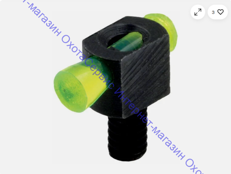 HiViz мушка SPARK II front sight зеленая, универсальная, BD1007-G