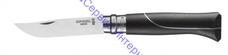 Нож Opinel серии Limited Edition №08 Ellipse, клинок 8,5см, нерж.сталь, зерк.полировка, африканское дерево, футляр,  002347