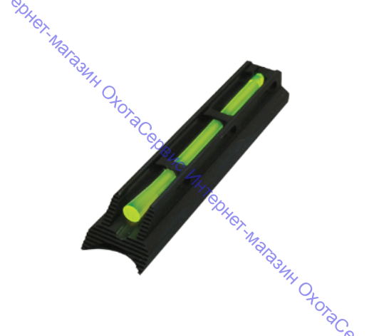 HiViz мушка Tactical Shotgun Front Sight Low для гладкоствольного оружия 12 кал., высота 5,4мм, зеленая, TAC1001-L