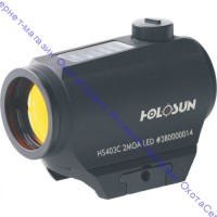 Коллиматор Holosun Micro точка 2MOA, 12 подсв., +кронштейн, солн.бат., бат.лоток, HS403C