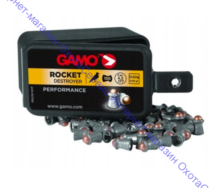 Пули пневматические GAMO ROCKET 4,5мм, 0,62г (150 шт), 6321284