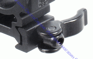 Кольца UTG Max Strength 25,4мм на Weaver, быстросъемные с рычажным зажимом, низкие (h=10мм), RQ2W1104
