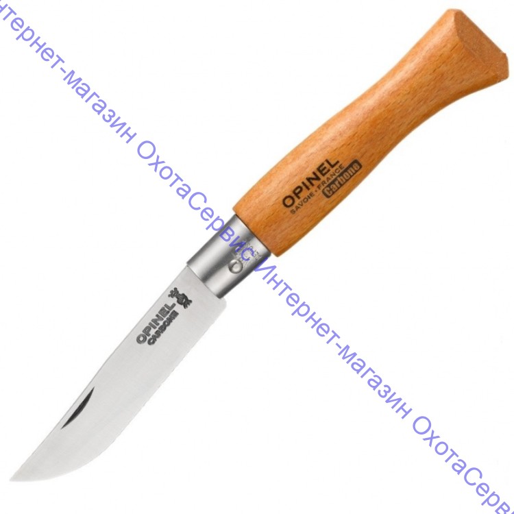 Нож Opinel серии Tradition №07, клинок 8см, углеродистая сталь, рукоять-бук, 113070