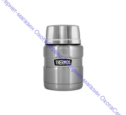 Термос для еды THERMOS KING SK-3000 0,47L, складная ложка, стальной, 655332