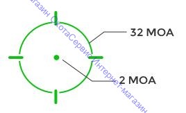 Коллиматор Holosun OpenELITE micro, солн.бат., точка/круг/круг-точка 2/32МОА, подсв12(+NV) GREEN, без кронштейна, HE508T-GR X2