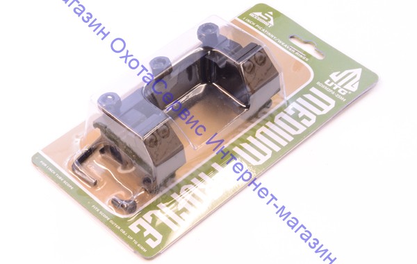 Кронштейн UTG AccuShot 25,4мм на Weaver, база 100 мм, средний (h=18мм), RGWM2PA-25M4