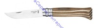 Нож Opinel серии Tradition №08, клинок 8,5см, нерж.сталь, рукоять-ламинированная береза, коричневый, 002388