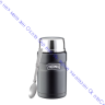 Термос для еды THERMOS KING SK-3020 0.71L, складная ложка из нержавеющей стали, чёрный, 918093