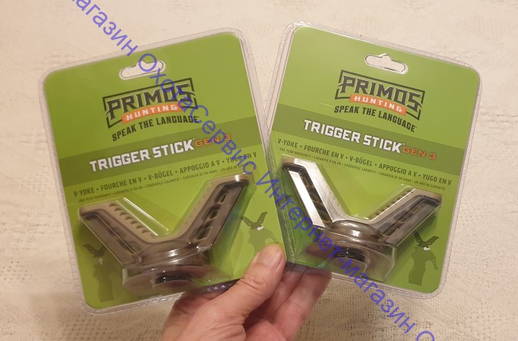 Адаптер-держатель Primos на моно/би/трипод Trigger Stick™ Gen3, вращающийся, быстросъемный, резина/пластик, 65501