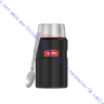 Термос для еды THERMOS KING SK-3020 RCMB 0.71L, складная ложка из нержавеющей стали, чёрный, 375810