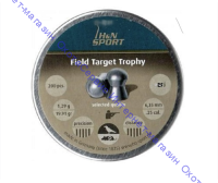 Пульки HN Field Target Trophy кал. 6,35мм, 1,3г (200 шт./бан.), PB345