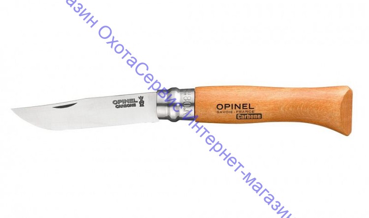 Нож Opinel серии Tradition №08, клинок 8,5см, углеродистая сталь, рукоять-бук, чехол, футляр, 000815