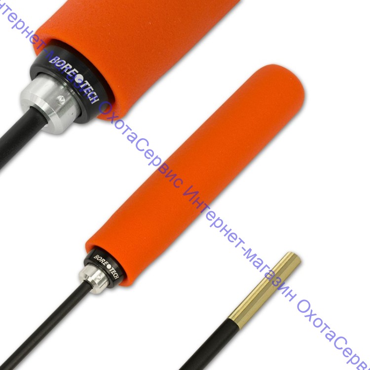 Шомпол Bore Tech Proof-Positive кал. .22-6.5мм, l=91см, d=4,9 мм, мама 8/32, сталь с покрытием, наконечник – сплав алюм., рукоять – вспененный полимер, подшипник, оранжевый, BSTX-2236-RF