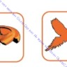 Мушка Truglo Fat Bead TG948UR универсальная, красная, винтовая, 2,5мм, TG948UR