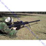 Чехол-мат VEKTOR снайперский черный из капрона с пенополиэтиленом и креплением оружия системой «молле», А-10ч