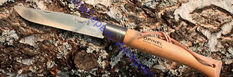 Нож Opinel серии Tradition №13 Giant, клинок 22см, нерж.сталь, рукоять-бук, темляк, 122136