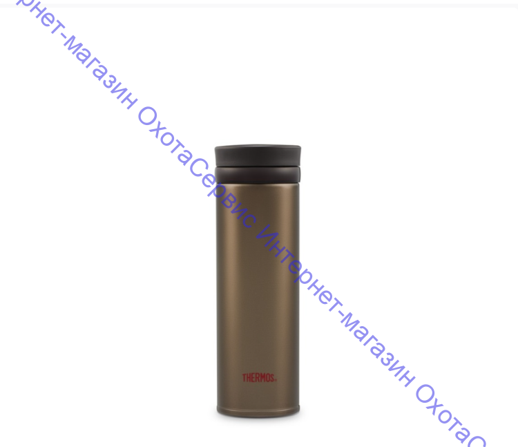Термос для напитков (термокружка) THERMOS JNO-501 0.5L, круговой поильник, коричневый, 924636