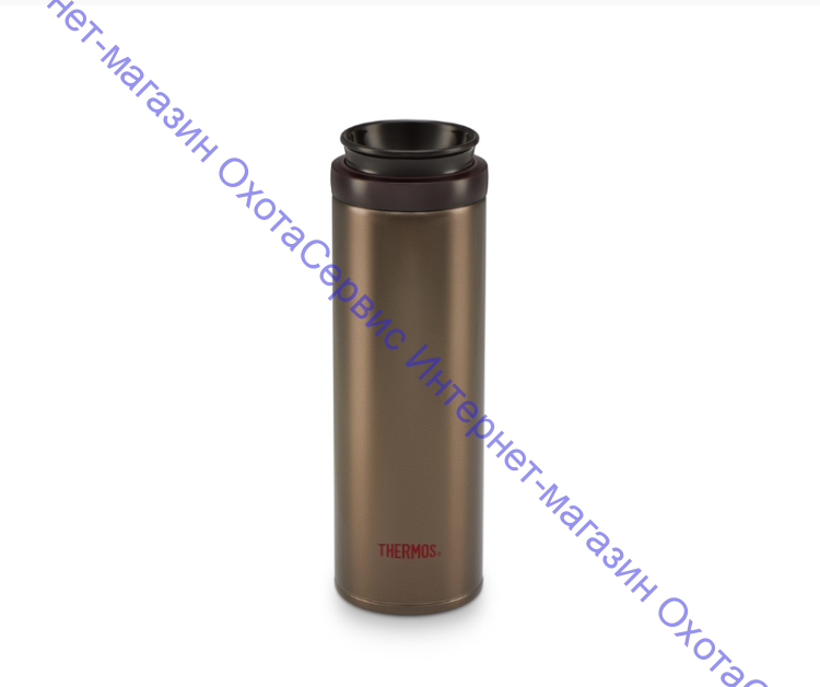 Термос для напитков (термокружка) THERMOS JNO-501 0.5L, круговой поильник, коричневый, 924636