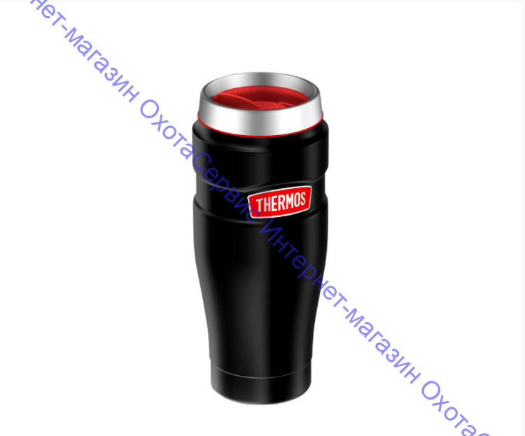 Термос для напитков (термокружка) THERMOS KING SK-1005 RCMB 0.47L, нержавеющая сталь, клапан, крышка-пробка, цвет чёрный, 374905