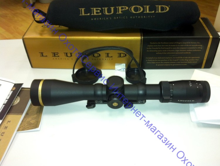 Прицел Leupold (Люпольд) VX-6 2-12x42, CDS, LR Duplex, 30мм, матовый, с подсветкой сетки, 111980