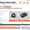 Мушка Truglo TruPoint Xtreme TG960 двойная, универсальная, с уровнем, под вентилируемую планку, TG960