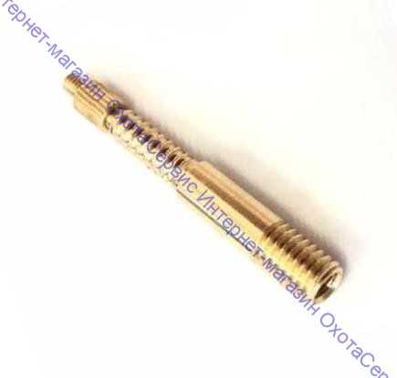 Адаптер-иголка A2S Gun​ № 3 (латунь, резьба "мама", дюймовая, 5/40 и "папа" М5, для StilCrin, MegaLine, Nimar),  A2S​-AL-3 