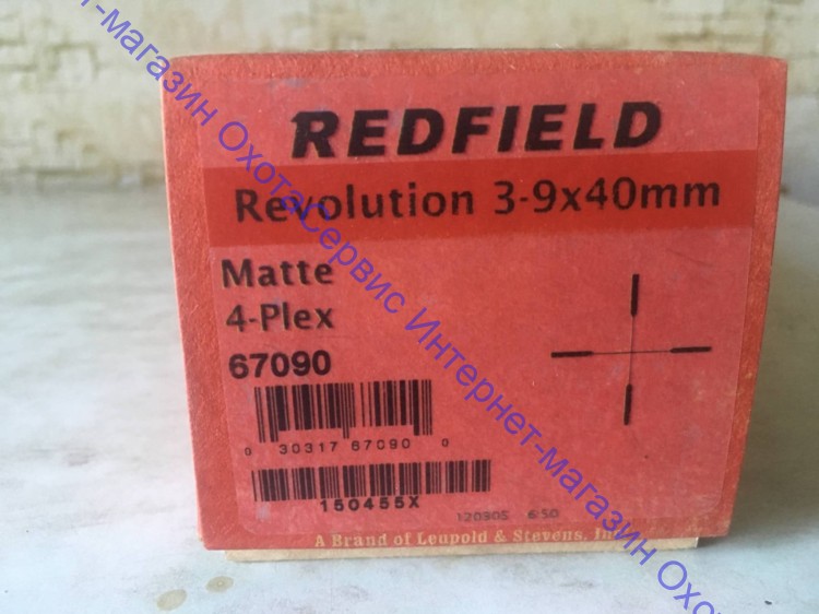 Прицел Redfield Revolution 3-9x40 мм 4-Plex, б/п, матовый, 67090 