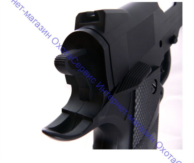 Пистолет пневм. Stalker S1911G (аналог "Colt 1911") к.4,5мм, пластик, 120 м/с, черный,+250шар., ST-12051G