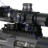 Прицел LEAPERS Accushot Tactical 1-4.5X28, 30мм, сетка Circle Dot, подсветка, кольца, SCP3-145IECDQ